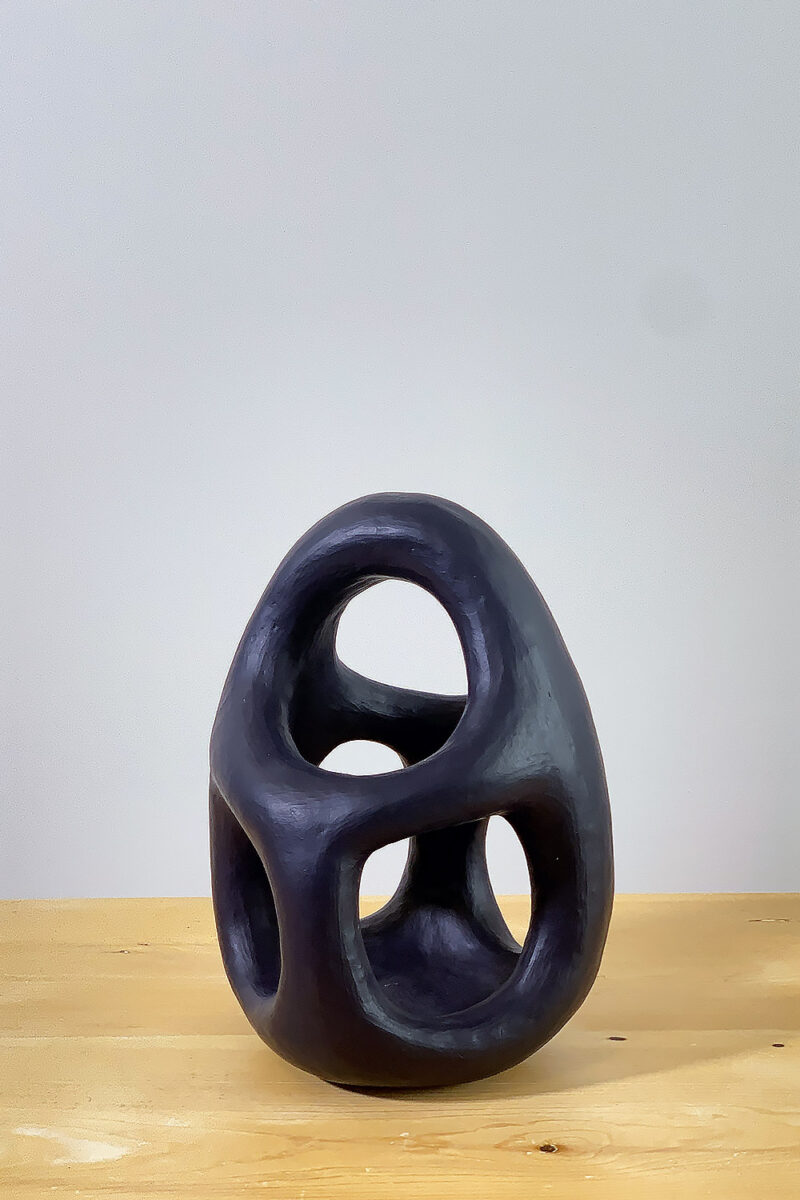 Dark Navy Blue Art Piece