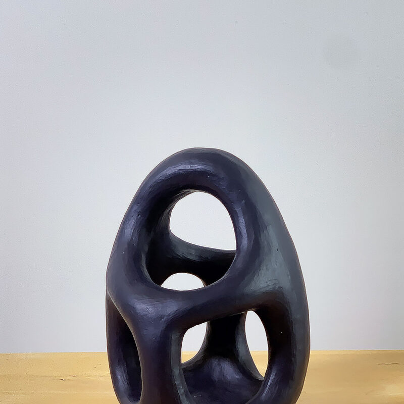 Dark Navy Blue Art Piece